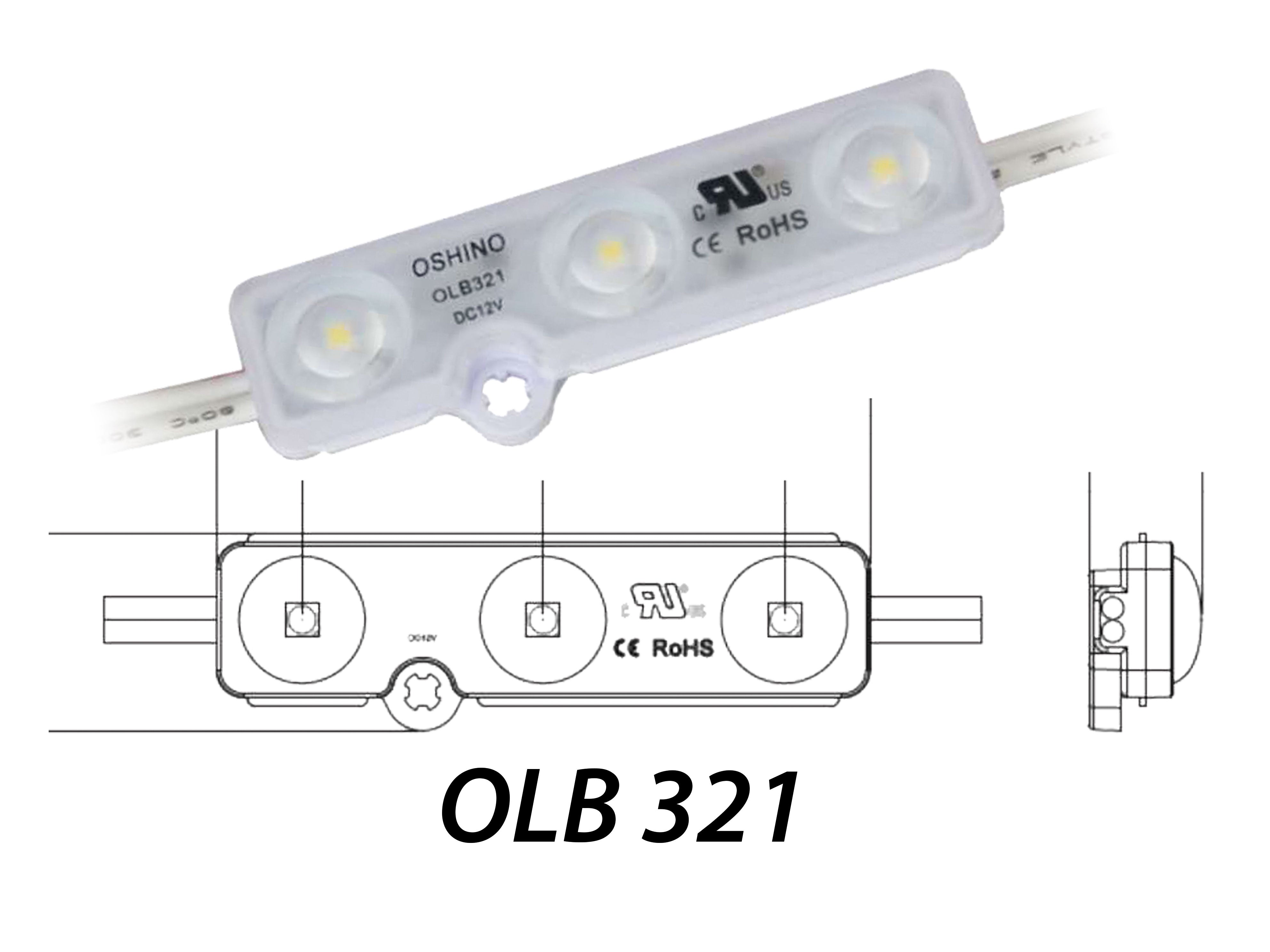 Modules leds basse tension caisson OLB321