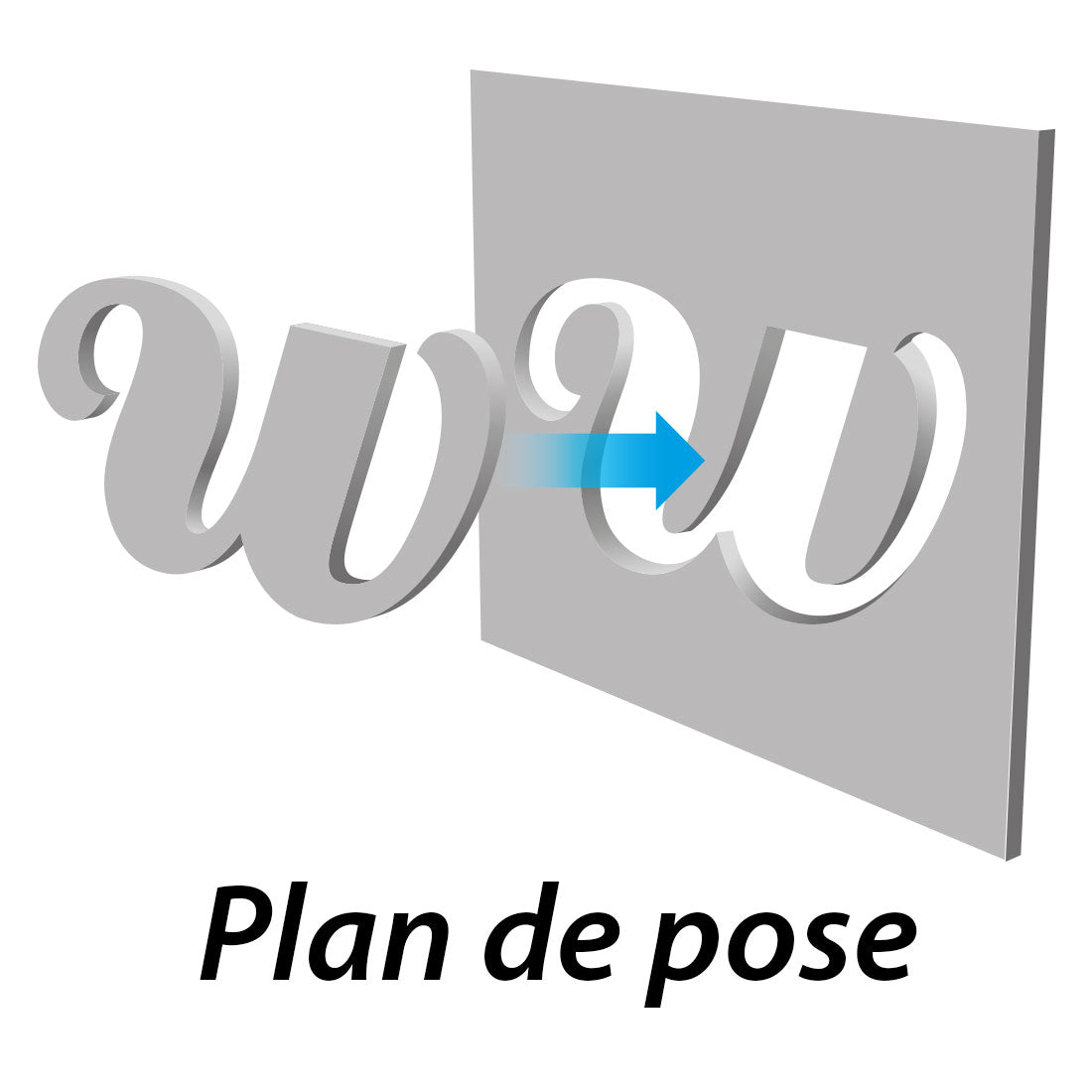 Plan de pose papier